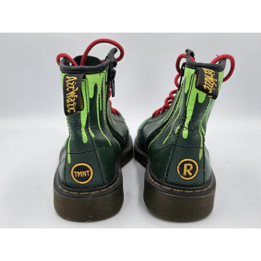 Doc Martens X Teenage Mutant Ninja Turtle TMNT Raphael Junior Size 2 US
